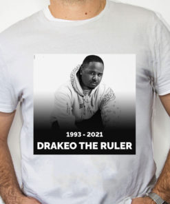 white Shirt RIP Los Angeles rapper Drakeo The Ruler 1993 2021 T shirt