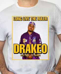 white Shirt RIP Rapper Drakeo Long Live The Ruler 1993 2021 T shirt