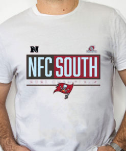 white Shirt Tampa Bay Buccaneers 2021 NFC South Division Champions Blocked Favorite T Shirt