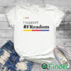 white T shirt FReadom Librarian I support T shirt