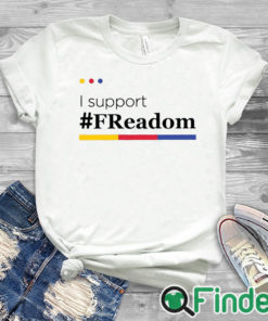 white T shirt FReadom Librarian I support T shirt