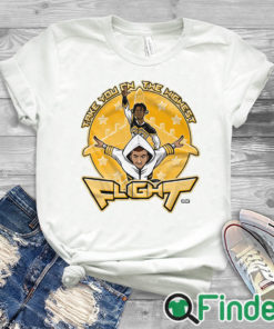 white T shirt Lio Rush and Dante Martin Highest Flight T shirt