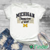 white T shirt Michigan Champions Of The West T shirt