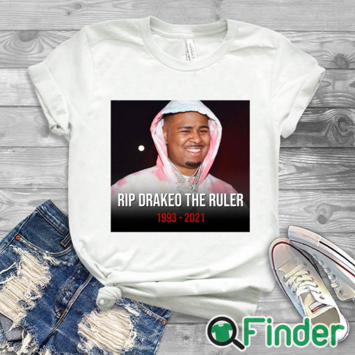 white T shirt RIP Rapper Drakeo The Ruler 1993 2021 T shirt