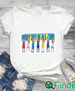 white T shirt Stenphe Curry Congratulations to the new king t shirt