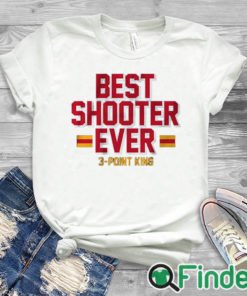 white T shirt Steph Curry Best Shooter Ever 3 Point King T shirt 1