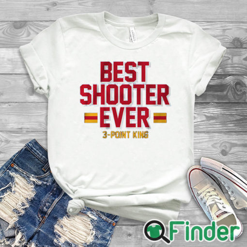 white T shirt Steph Curry Best Shooter Ever 3 Point King T shirt 1