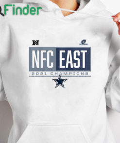 white hoodie Dallas Cowboys 2021 NFC East Division Champions Blocked Favorite T Shirt