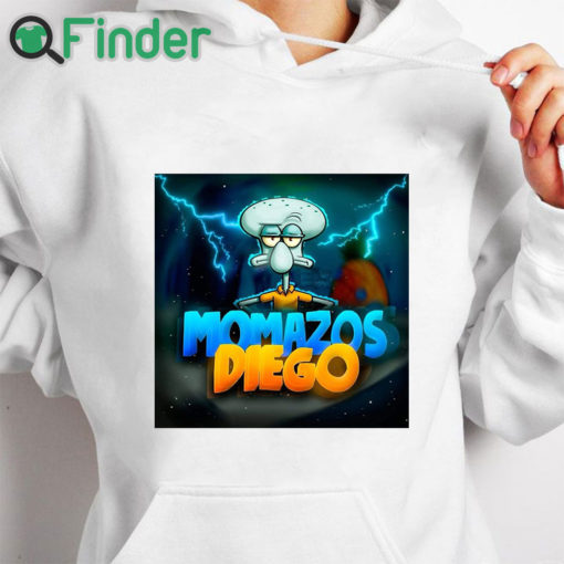 white hoodie Momazos Diego Shirt