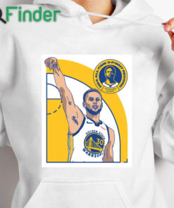 white hoodie Steph Curry Record broken History made T shirt