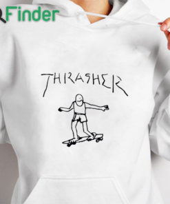 white hoodie THRASHER GONZ T SHIRT