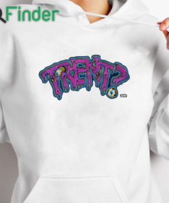 white hoodie Trent Yucky T shirt