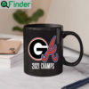 2021 Champions UGA Bulldogs Braves Coffee Mugs