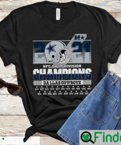 2021 NFC East Division Champions Dallas Cowboys Unisex T Shirt 2