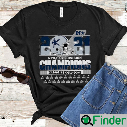2021 NFC East Division Champions Dallas Cowboys Unisex T Shirt 2