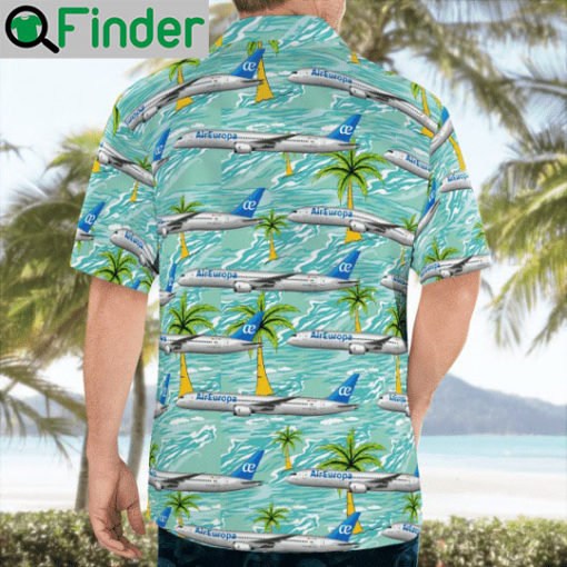 Air Europa Boeing 787 9 Dreamliner Hawaiian Shirt 1