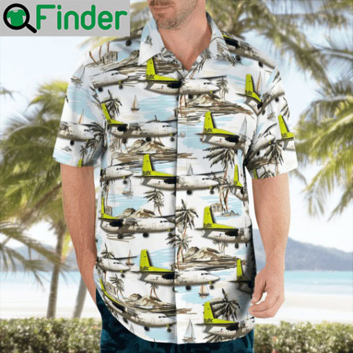 Airbaltic fokker 50 hawaiian shirt 2