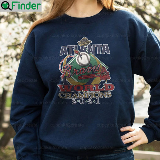 Altanta Braves 2021 World Champions Crewneck Sweatshirt 1