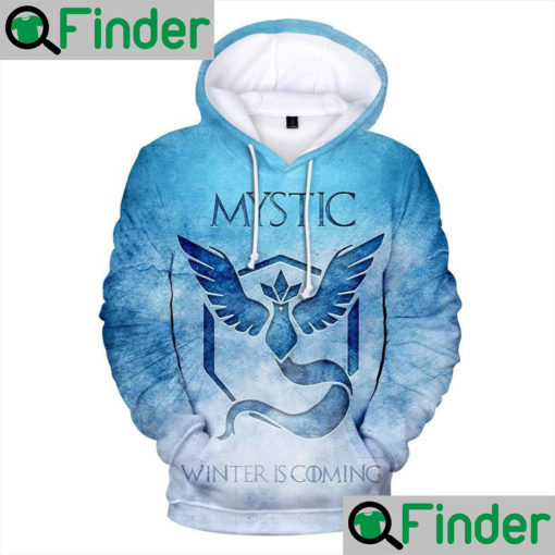 Articuno Pokemon go unisex hoodie for team Mystic