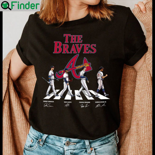 Braves 2021 World Series Champions Signatures Shirt