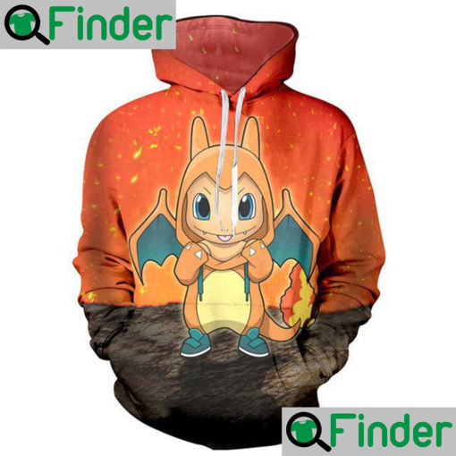 Charmander The Fire type starter Pokemon Disguised Charmander Hoodie