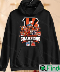 Cincinnati Bengals 2021 AFC Champions Hoodie Gift Real Fans