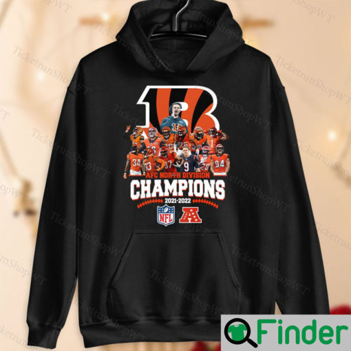 Cincinnati Bengals 2021 AFC Champions Hoodie Gift Real Fans