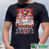 Cincinnati Bengals 2021 AFC North Division Champions Signatures T Shirt