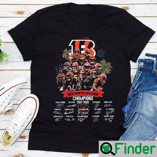 Cincinnati Bengals 2022 Champion AFC North Division T Shirt