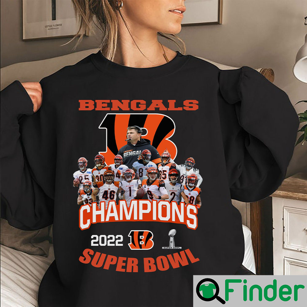 Cincinnati Bengals 2022 Super Bowl Champions Shirt - Q-Finder Trending ...
