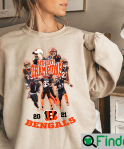 Cincinnati Bengals AFC North 2021 Champions Sweatshirt 2