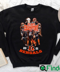 Cincinnati Bengals AFC North 2021 Champions Sweatshirt 3