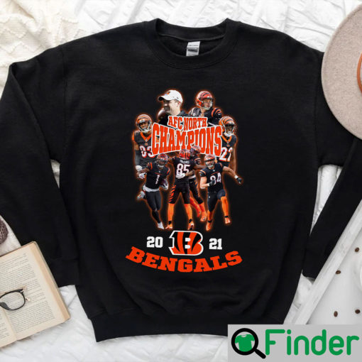 Cincinnati Bengals AFC North 2021 Champions Sweatshirt 3