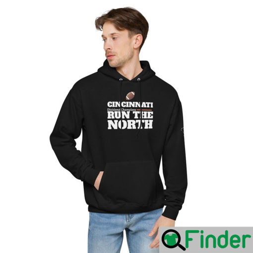 Cincinnati Bengals Run The North 2021 AFC Division Champions Hoodie 1