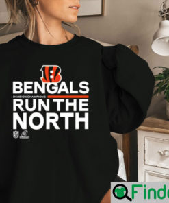 Cincinnati Bengals Run The North 2021 AFC Division Champions Sweatshirt