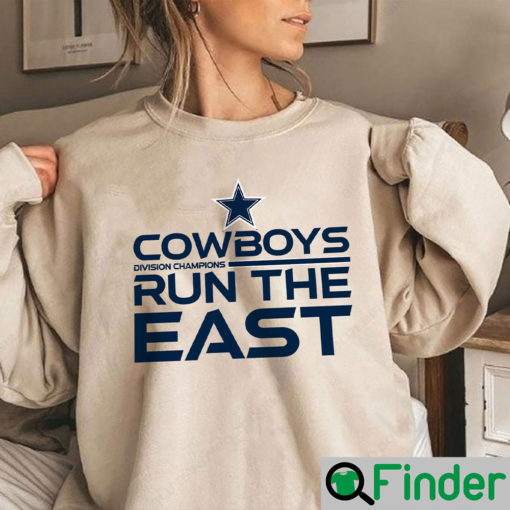 Cowboys Division Champions Run The East Unisex Sweatshirt 1