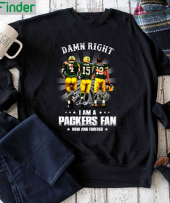 Damn Right I Am A Green Bay Packers Fan Now And Forever Unisex Shirt 2