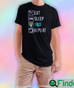Eat Sleep Yaoi Repeat T Shirt