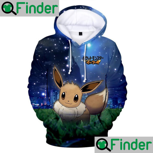 Eevee Pokemon Lets Go Pikachu Eevee Hoodie