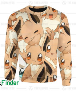 Eevee Pokemon normal type of Kanto 3D Sweatshirt