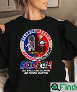 Georgia Bulldogs Braves Champion 2022 Sweatshirt