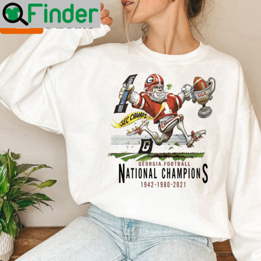 Georgia Bulldogs National Champions 1942 1980 2021 Shirt For Real Fans