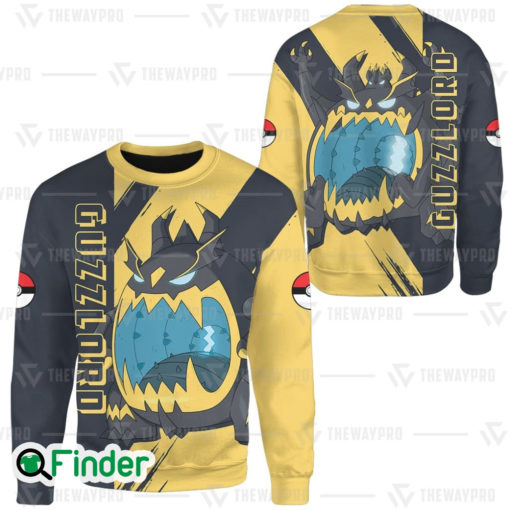 Guzzlord The Ultra Beasts of Alola dual type dark dragon pokemon 3D Sweatshirt