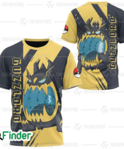 Guzzlord The Ultra Beasts of Alola dual type dark dragon pokemon 3D T shirt