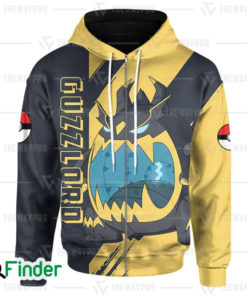 Guzzlord The Ultra Beasts of Alola dual type dark dragon pokemon 3D zip hoodie