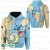 Gyarados pokemon of Kanto dual type water flying 3D hoodie