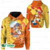 Infernape starter fire of sinnoh dual type fire fighting 3D hoodie