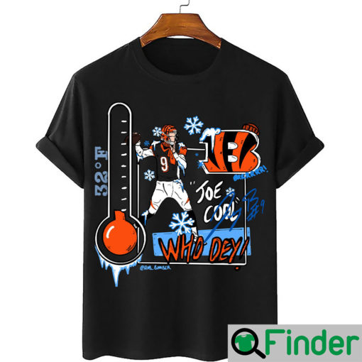 Joe Cool 9 Signature Cincinnati Bengals Champion Shirt