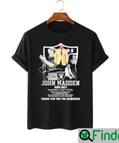 John Madden Raiders Legend Tribute Thank You For The Memories