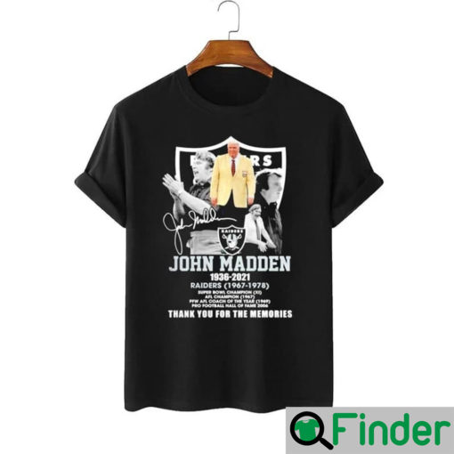 John Madden Raiders Legend Tribute Thank You For The Memories